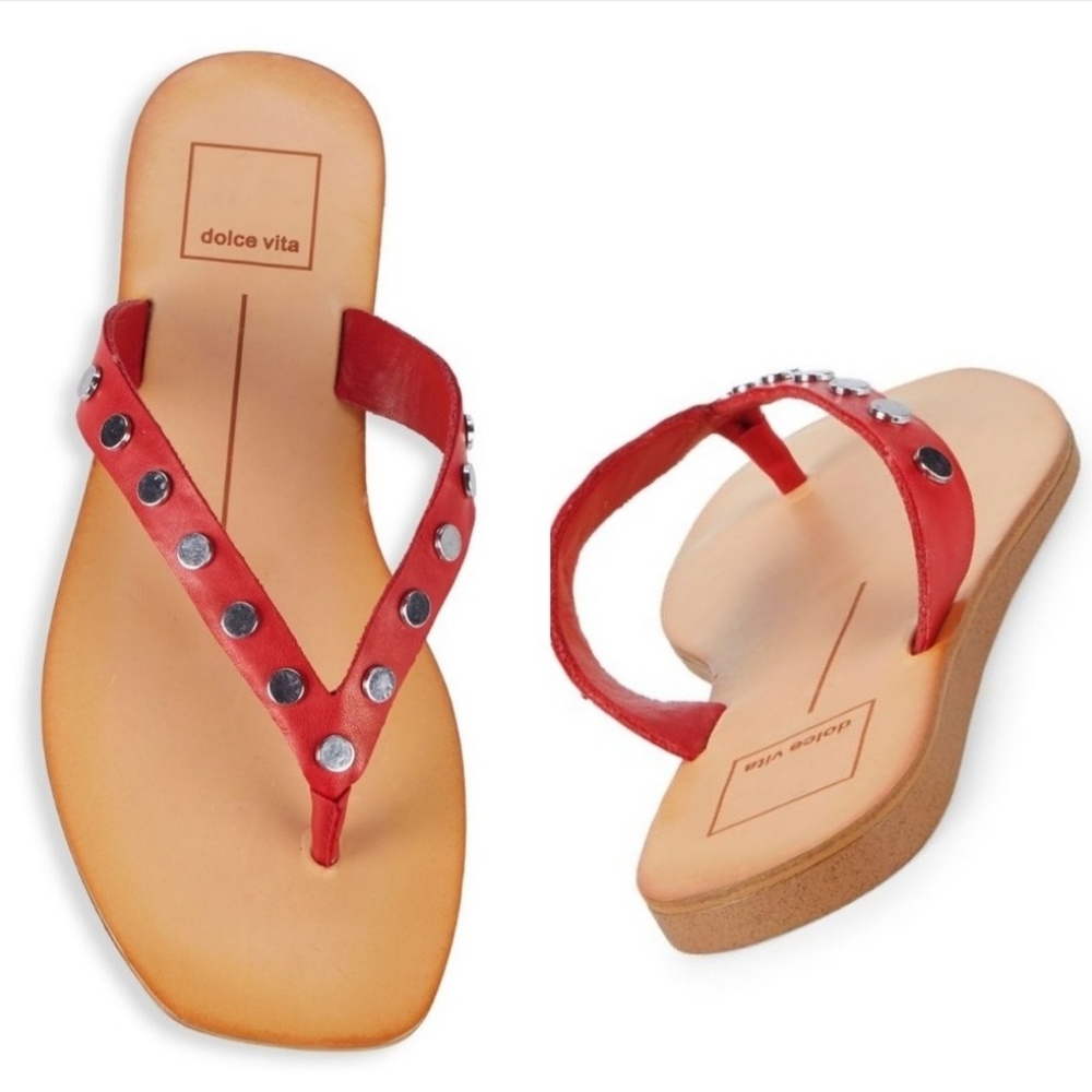 Anthropologie flip flops by Dolce Vita